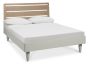 Larsen Scandi Oak & Soft Grey Slatted Bedstead Double 135cmby Bentley Designs | Style Our Home