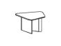 Wave S Asymmetrical Coffee Table
