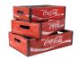 Set of 3 Coca Cola Boxes