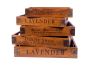 Set of 5 Vintage Wooden Serving Trays - Lavender by Quirky Barn | Style Our Home