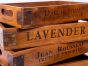 Set of 5 Vintage Wooden Serving Trays - Lavender