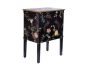Black Lyre Bird Design Cabinet