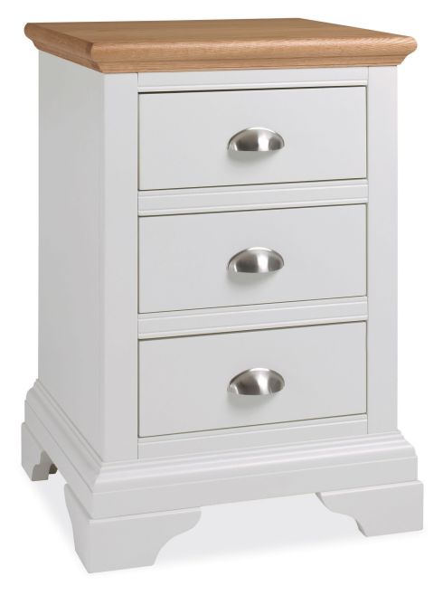 Hampstead Two Tone 3 Drawer Nightstand - Style Our Home