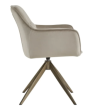 Aline Khaki Velvet Swivel Chair by Richmond Interiors | Style Our Home