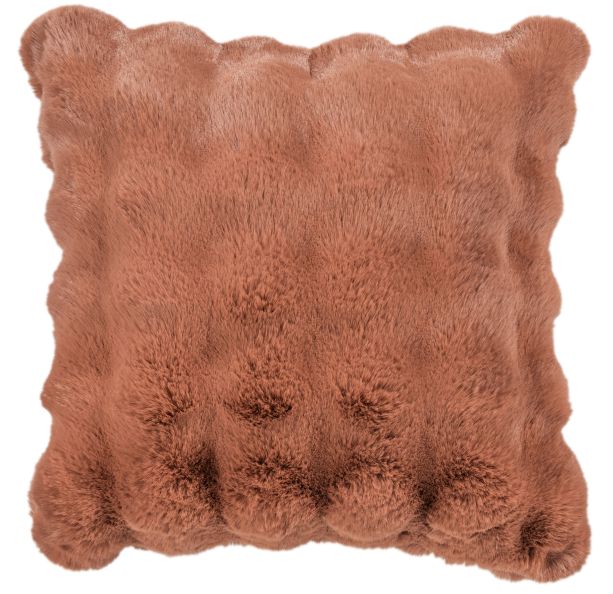 Soft Bubble Csh In Faux Rabbit Orng by Malini | Style Our Home