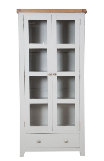 Parisian Grey Display Cabinet by IFD | Style Our Home