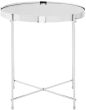 Axel Brushed Nickel Low Side Table by Prestige | Style Our Home
