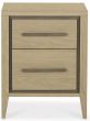 Bentley Designs Rimini Aged & Weathered Oak 2 Drawer Nightstand  