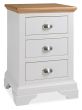 Hampstead Two Tone 3 Drawer Nightstand - Style Our Home