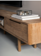 Bliss No.1 Large TV Stand, 2 Drawers, Open Rack