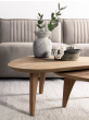 Bliss Pebble Teak Coffee Table, Set of 2