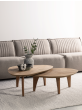 Bliss Pebble Teak Coffee Table, Set of 2
