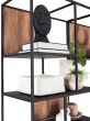 Cosmo 2 Doors Open Racks TV Wall Element Bookcase