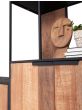 Cosmo 2 Doors Open Racks TV Wall Element Bookcase