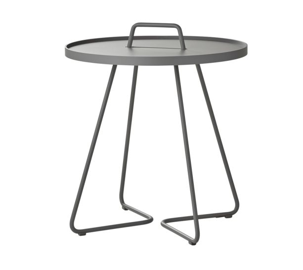 On-The-Move Large Light Grey Side Table by Cane-line | Style Our Home