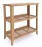 Halmstad Natural Oak Open Bookcase by Hertiance Furniture | Style Our Home