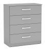 Lynx Grey 4 Drawer Chest
