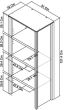 Bergen Oak Narrow Top Unit - Style Our Home