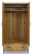 Riva Rustic Oak Double Wardrobe | Style Our Home