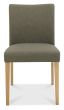 Bergen Oak 4-6 Seater Table & 4 Upholstered Chairs in Black Gold Fabric by Bentley Designs | Style Our Home