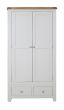 Parisian Grey 2 Door Wardrobe by IFD | Style Our Home