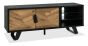 Emerson Rustic Oak & Peppercorn Entertainment Unit by Bentley Designs | Style Our Home