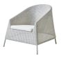 Kingston White Grey Lounge Chair by Cane-line | Style Our Home 