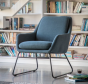 Falasie Midnight Blue Chair by Hudson Living | Style Our Home