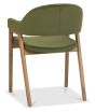 Camden Rustic Oak 6-8 Seater Table & 6 rm Chairs in Cedar Velvet by Bentley Designs | Style Our Home
