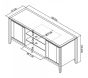 Bergen Oak Entertainment Unit