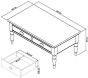 Hampstead Two Tone Coffee Table 