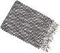 Raindrop Effect Throw Ivory/Slate by Malini | Style Our Home