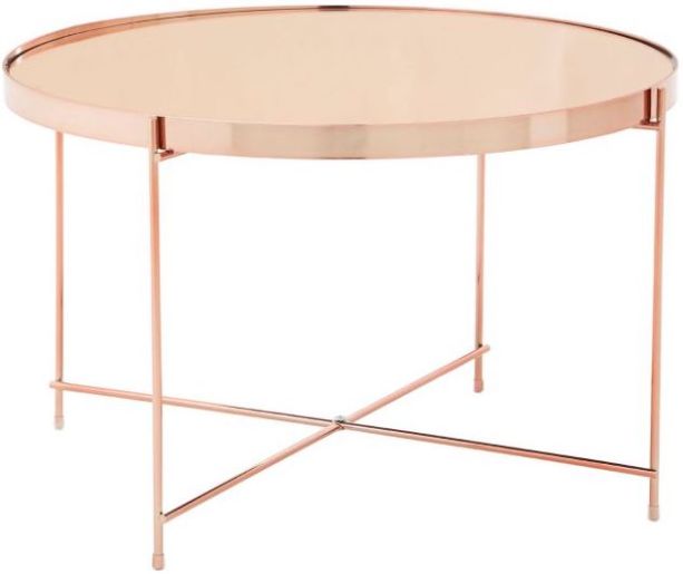 Axel Rose Gold Large Side Table by Prestige | Style Our Home