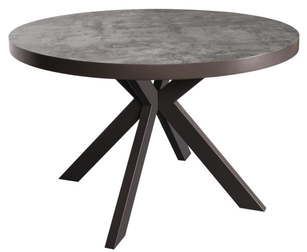 Fusion 120 Round Dining Table – Stone Effect by Classic Furniture | Style Our Home