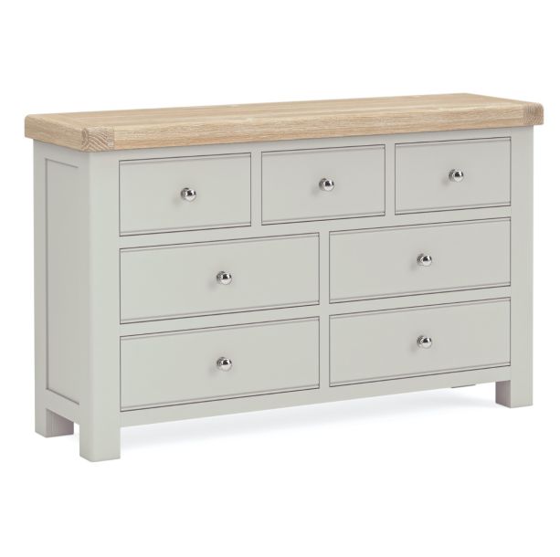 Salcombe Grey 3 Over 4 Chest By Corndell | Style our Home