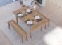 Halmstad Natural Oak Extending Dining Table by Hertiance Furniture | Style Our Home