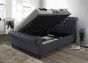 Castello Charcoal Double Side Ottoman Bed