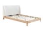 135cm Halfden Fabric Bed White by Birlea | Style Our Home