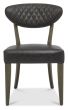 Ellipse Fumed Oak Upholstered Chair - Old West Vintage (Pair) by Bentley Designs | Style Our Home