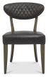 Logan Fumed Oak 6 Seater Table & 6 Ellipse Upholstered Chairs in Old West Vintage by Bentley Designs | Style Our Home