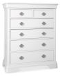 Chantilly White 2+4 Drawer Chest - Style Our Home