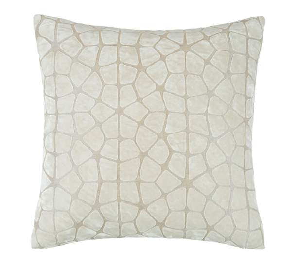 Abstract Circularcut Velv Ivory Luna by Malini | Style Our Home