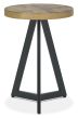 Ellipse Rustic Oak Lamp Table by Bentley Designs | Style Our Home
