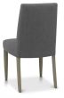 Monroe Silver Grey 4-6 Seater Dining Table & 4 Monroe Silver Grey Upholstered Chairs in Slate Grey Fabric by Bentley Designs | Style Our Home