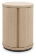 Vega Scandi Oak & Peppercorn Round Lamp Table by Bentley Designs | Style Our Home