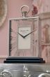 Silver And Black Skeletal Mantel Clock By Libra | Style Our Home