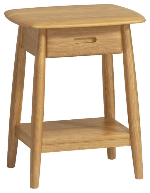 Malmo Oak Nightstand/Lamp Table -  Style Our Home