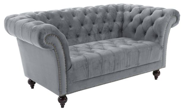 Chester Grey 2 Seater Sofa