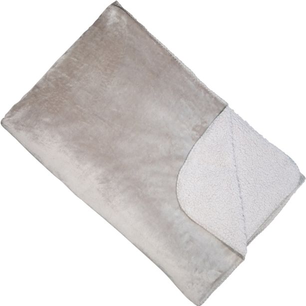 Softest Fleece Throw Silver by Malini | Style Our Home