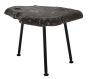 Charcoal Teak Slice Side Table by Monologue | Style Our Home